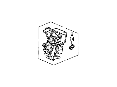 Acura 72650-SW5-003 Lock Assembly, Left Rear Door