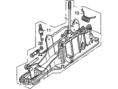 Acura 54200-SW5-A80 Bracket, Control