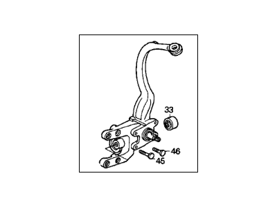 Acura 52116-SZ5-000 Knuckle, Left Rear