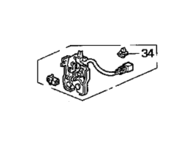 Acura 74851-SW5-A01 Lock, Trunk