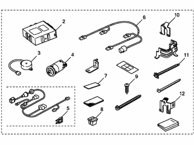 Acura 08V67-SZN-210K Back Up Sensors (Aspen White Pearl - Exterior)
