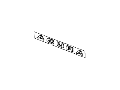 Acura 75713-S3V-A00 Emblem Set, Rear (Acura)