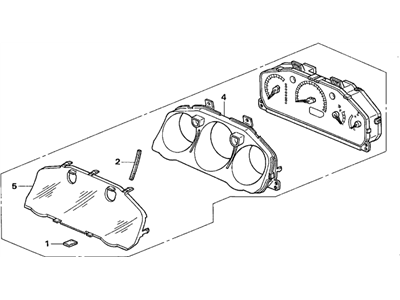 Acura 78100-S3V-A21 Meter Assembly, Combination