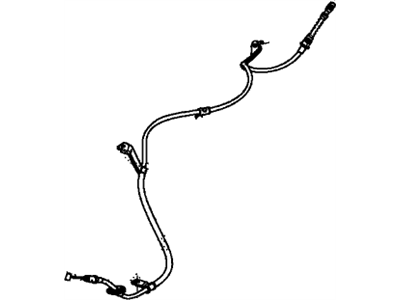 Acura 47510-TX6-A02 Wire B, Passenger Side Parking Brake (Disk)