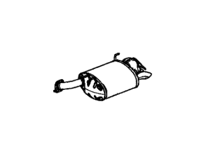Acura 18305-TY3-A02 Silencer Complete , Exhaust