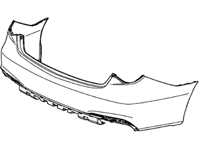 Acura 04715-TY2-A50ZZ Face, Rear Bumper (Dot)