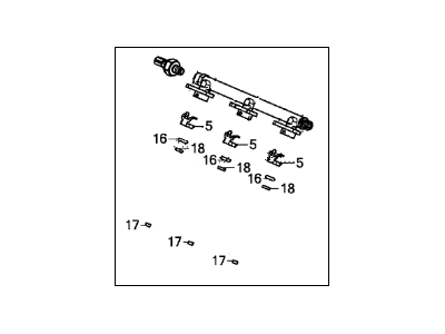 Acura 16011-R9P-305 Pipe, Front Fuel