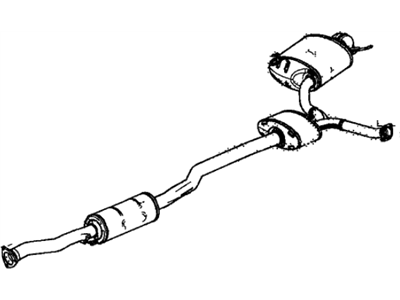Acura 18307-TY2-A02 Silencer Complete , Exhaust