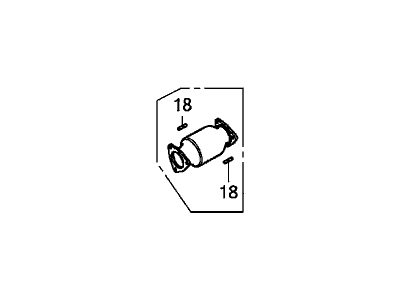 Acura 18305-TY2-A02 Silencer Complete , Exhaust