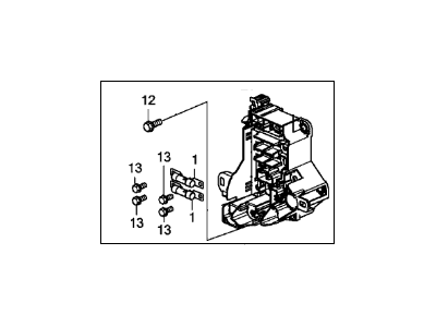 Acura 1E200-5K1-N01 Board Assembly, Sub Junction