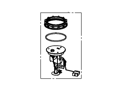 Acura 17049-TY3-000 Sub-Pump Assembly, Fuel