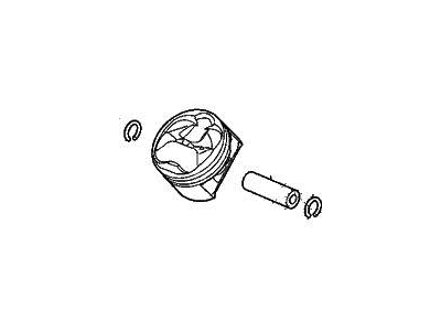 Acura 13050-R9P-A00 Piston Set (STD)