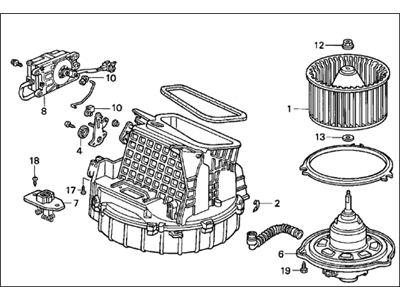 Honda 79300-SK7-C02 Blower Assembly