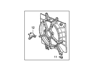 Acura 19015-PR3-024 Shroud (Toyo)