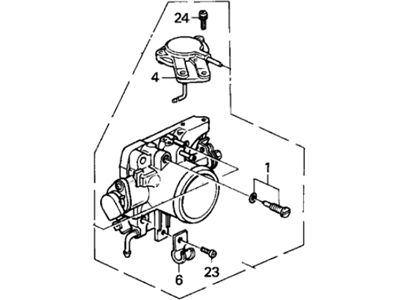 Acura 16400-PR4-A01 Body Assembly, Throttle (Gl02A)