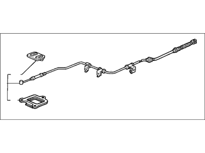 Acura 47560-SK8-932 Wire A, Driver Side Parking Brake