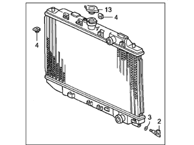 Acura 19010-PR3-024 Radiator (Toyo)