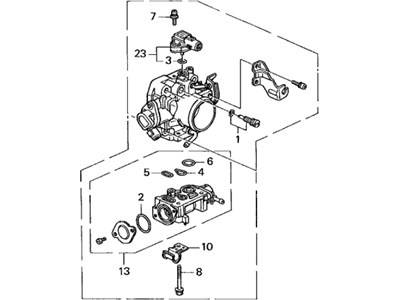 Acura 16400-P75-A71 Body Assembly, Throttle (Gr89A)