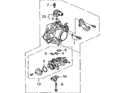 Acura 16400-P75-A00 Body Assembly, Throttle (Gr24B)