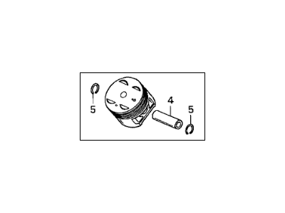 Acura 13010-P8E-L01 Piston Set (STD)