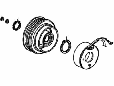 Acura 06388-P8E-505RM Compressor (Reman) (Includes Clutch & Coil)