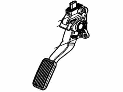 Acura 17800-TR0-A01 Pedal Assembly, Accelerator