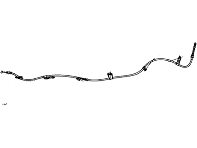 Acura 47560-TX8-A02 Wire B, Driver Side Parking Brake (Disk)