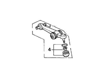 Acura 52400-SP0-013 Arm, Left Rear (Upper)