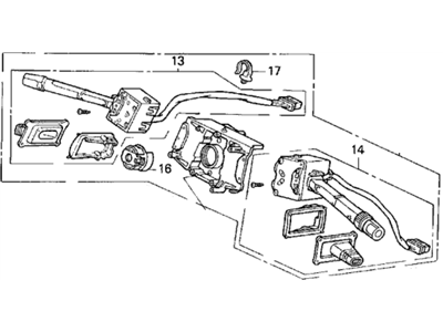 Acura 35250-SP0-A11 Switch Assembly, Combination