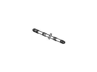 Acura 44011-SP0-C51 Driveshaft Set, Driver Side