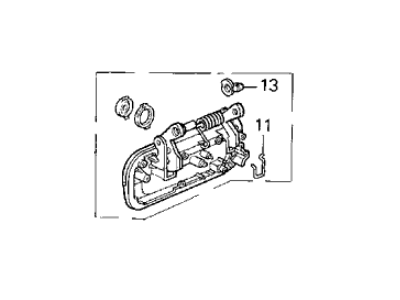 Acura 72140-SP1-G02ZC Handle, Passenger Side (Sirius White Pearl)