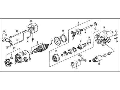 Acura 31200-PY3-A02 Motor Assembly (Mhg001)