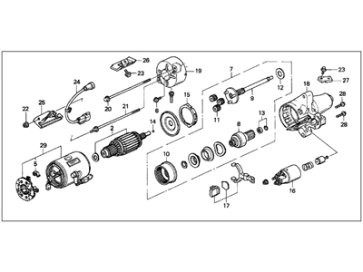 Acura 06312-PV1-505RM Starter (Reman)