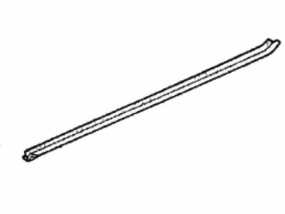 Acura 72875-SL4-003 Weatherstrip, Left Rear Door (Inner)