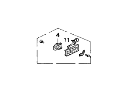 Acura 72120-SL4-023 Handle Assembly, Right Front Door Inside