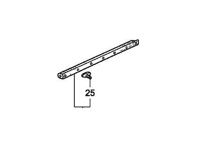 Acura 72326-SL4-003 Seal, Front Door (Lower)