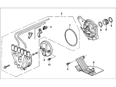 Acura 30100-PV1-A05 Distributor Assembly (Td-11T)