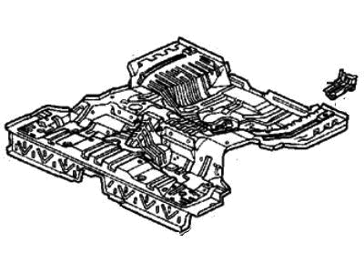 Acura 04655-SL5-A02ZZ Plunger Set, Rear Floor
