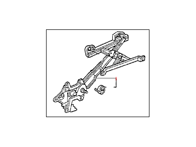 Acura 72711-SL4-023 Regulator, Right Rear Door