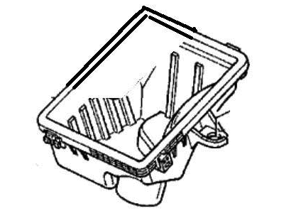 Acura 17240-PV0-J00 Housing, Air Cleaner