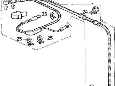 Acura 32410-SL5-A03 Cable Assembly, Starter