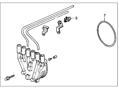 Acura 30102-PV1-A05 Cap Assembly