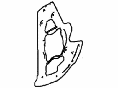 Acura 45256-T6N-A00 Splash Guard, Left Front