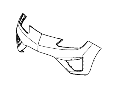 Acura 04715-T6N-A01ZZ Face Assembly, Rear Bumper
