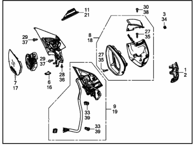 Acura 76216-T6N-A03 SET