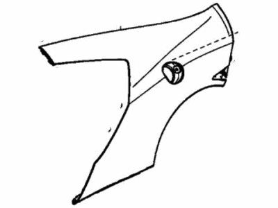 Acura 06749-T6N-A01ZZ Garnish Set, Left Rear Fender