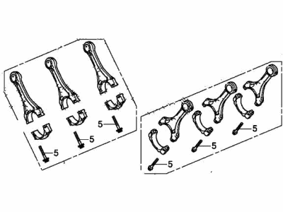 Acura 13220-58G-A51 Rod Set, Connecting (Special)