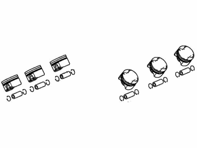 Acura 13100-58G-A00 Piston Set, Special