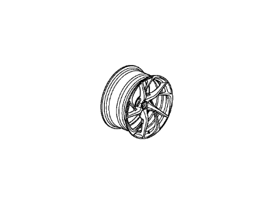 Acura 42700-T6N-A11 Disk, Aluminum Wheel (20X11J) (Superalloy)