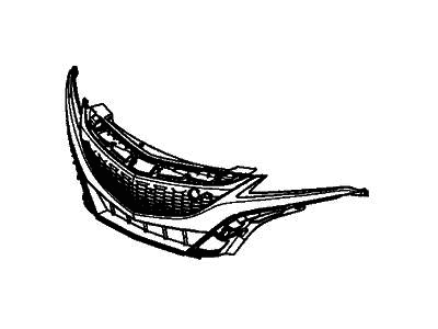 Acura 71101-T6N-A00 Face, Front Bumper Center